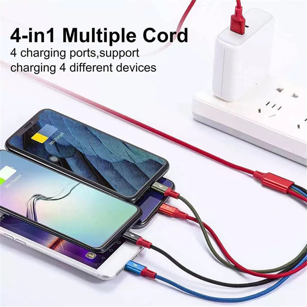 3 in 1 & 4 in 1 USB Charging Cable